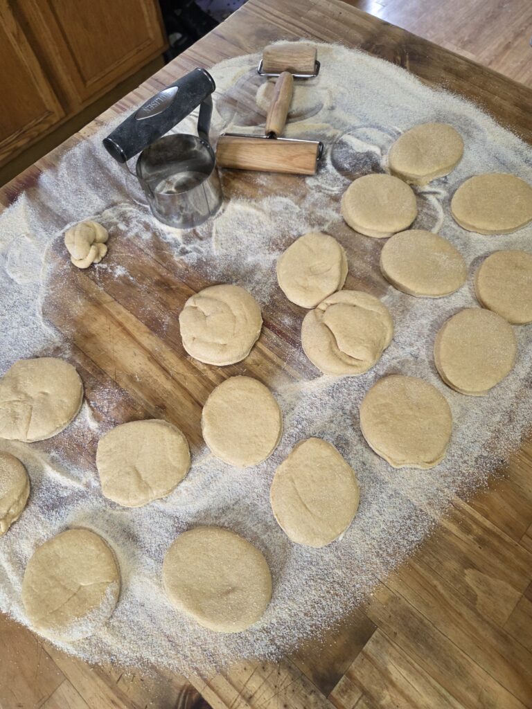 finished dough cut-outs