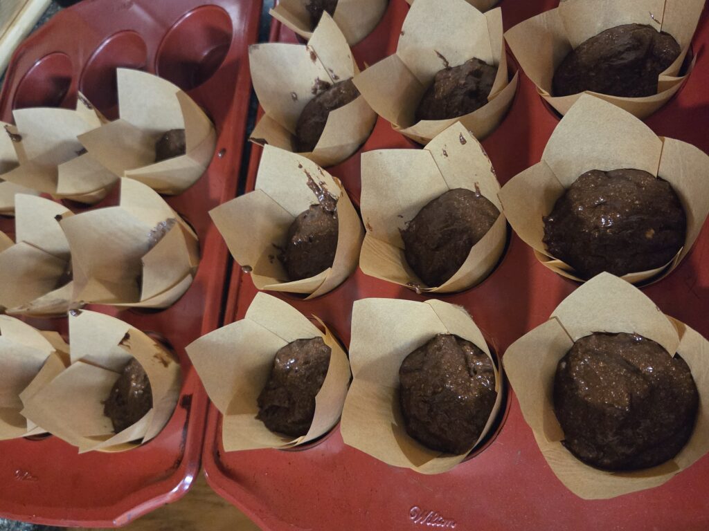 chocolate cake batter 