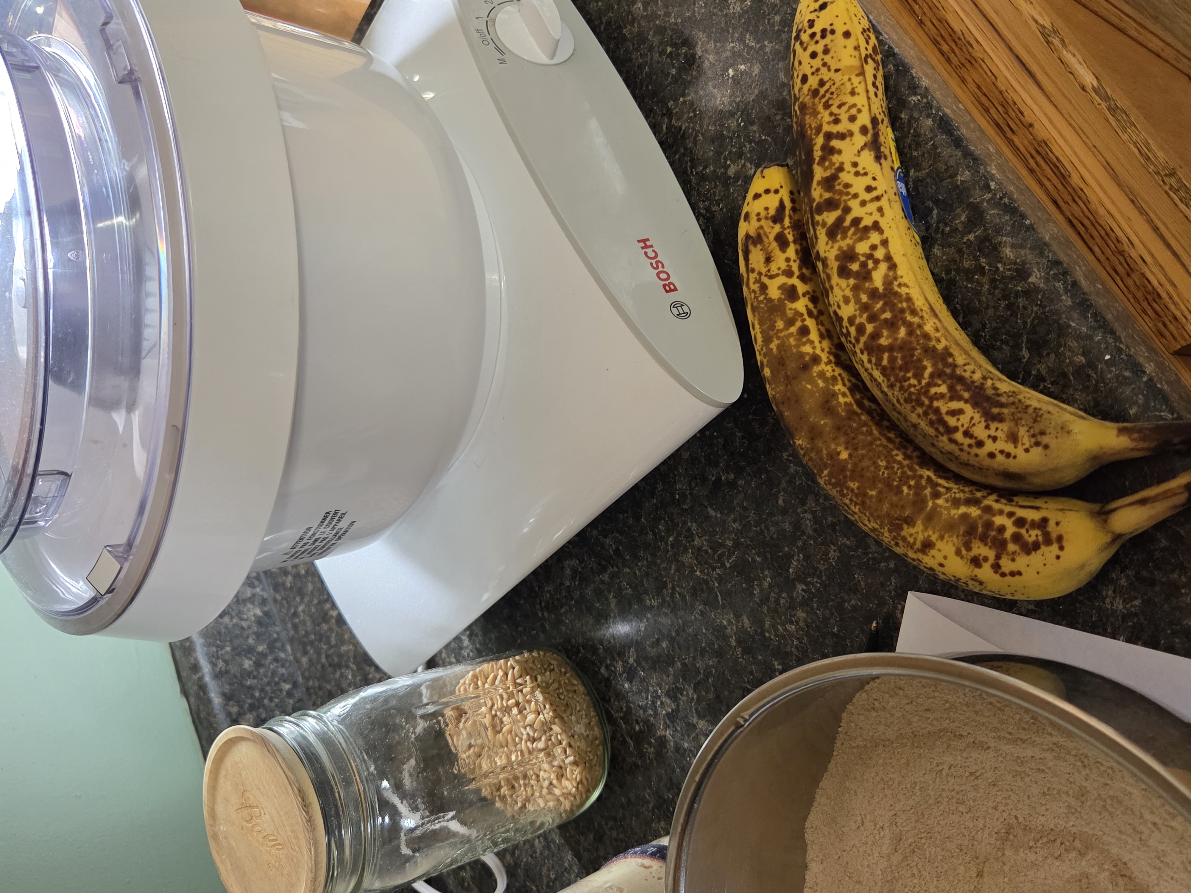 bananas on counter