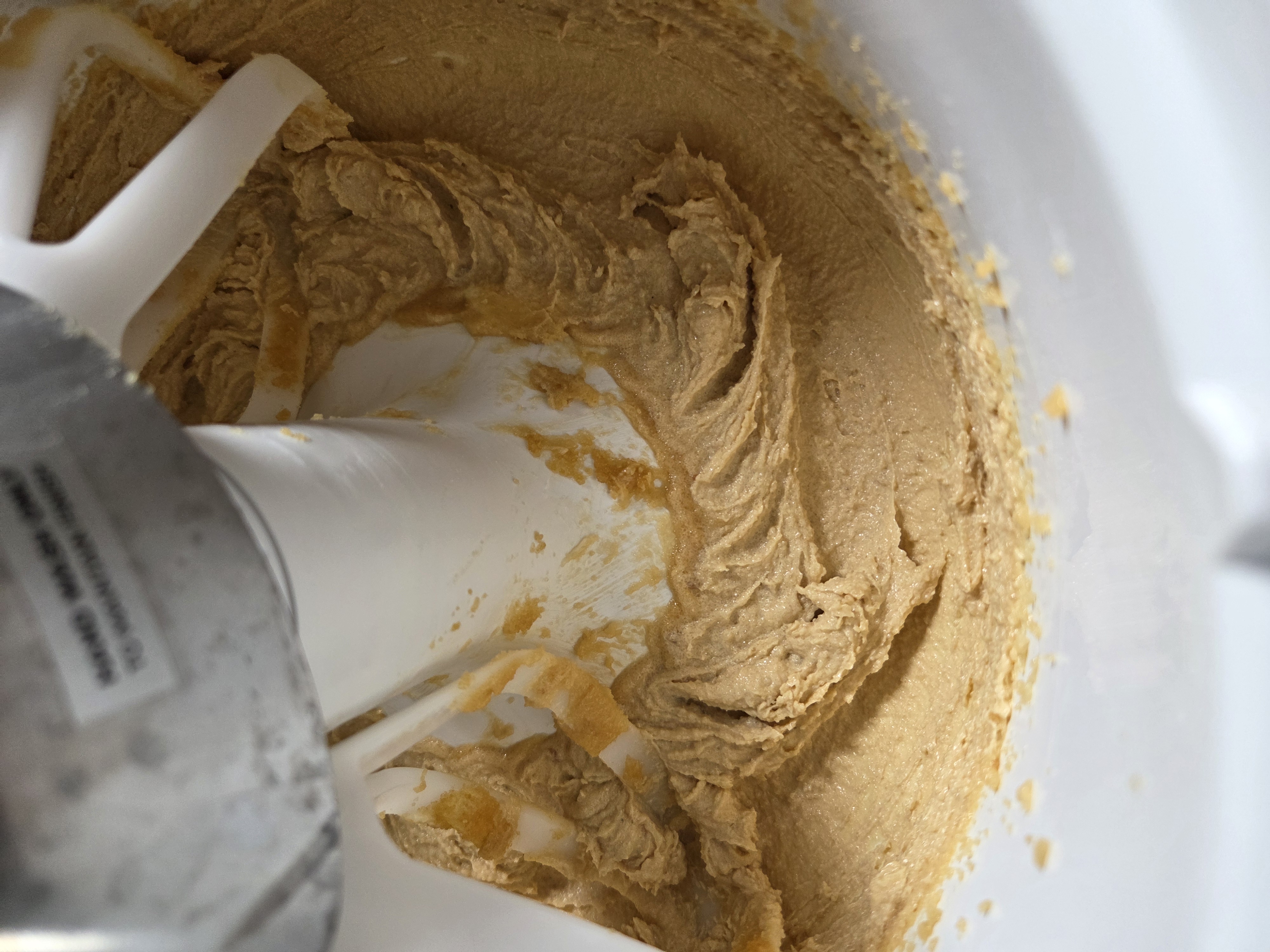 creamed butter and sugar