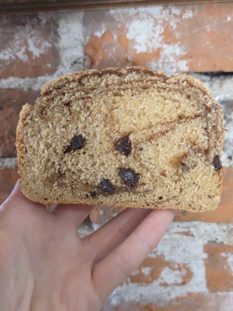 sliced of cinnamon raisin bread