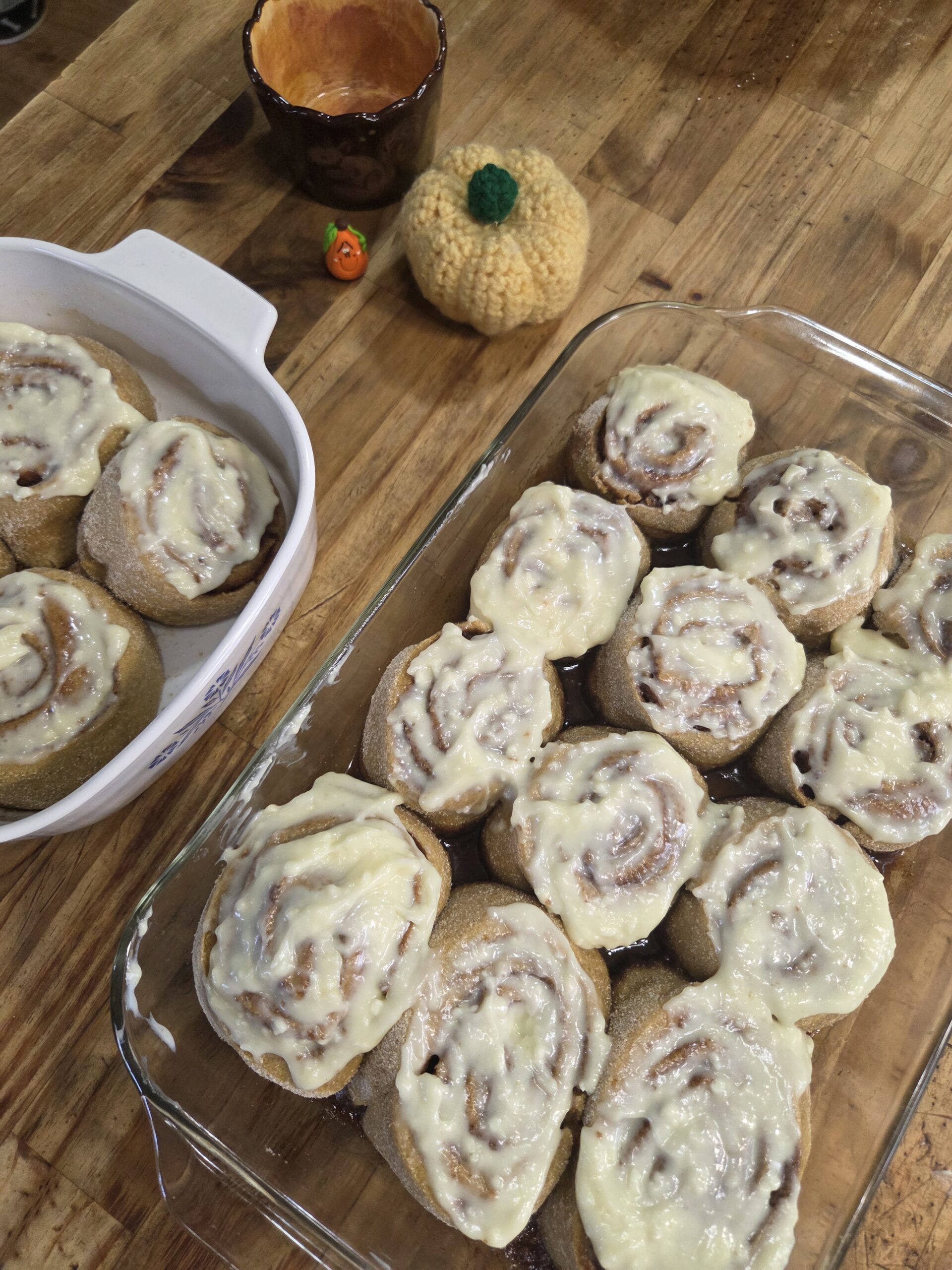 pumpkin sourdough cinnamon rolls