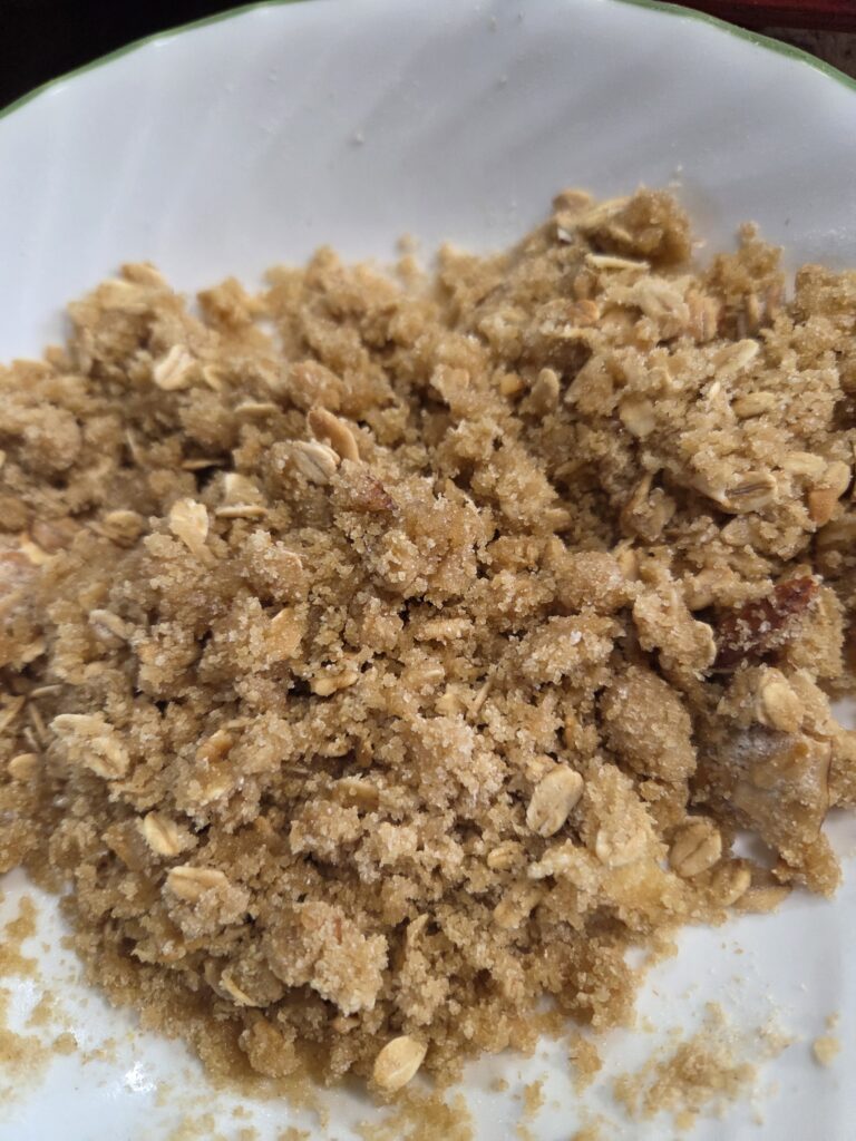 granola brown sugar crumble