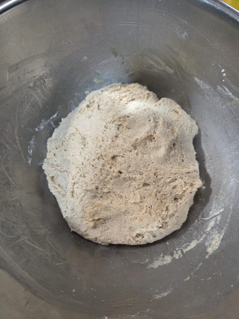 focaccia dough still rising