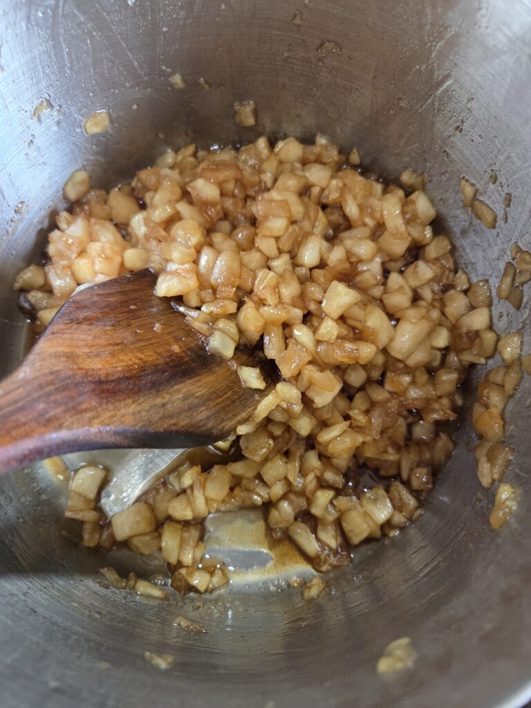 cooked apples
