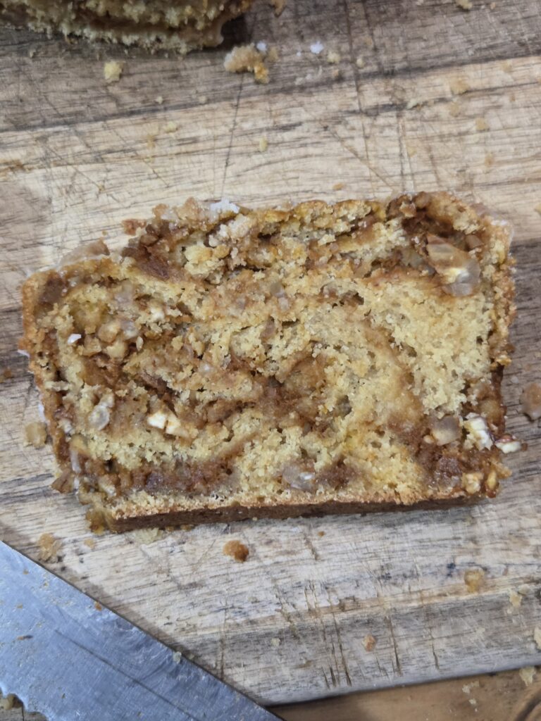 pumpkin pecan slice