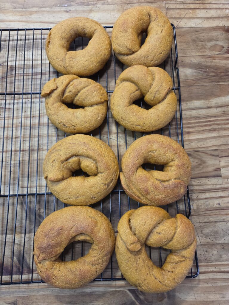 all the bagels cooling 